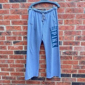 PINK Victoria's Secret Grey Boyfriend Sweatpants